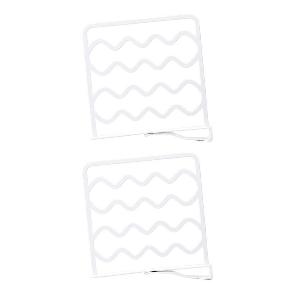 2-teiliges Schrankregal-system, Kleiderabtrenner, Mehrstufiges Regalsystem (weiß)-27.525.5cm-white
