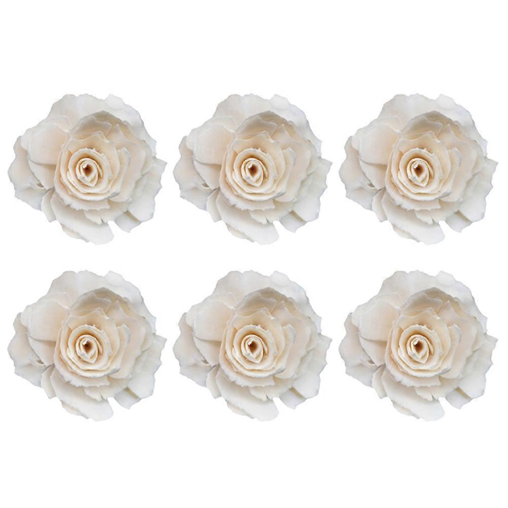 Stück Duftdiffusoren, Natürliche Duftdiffusoren, Feuerfrei (weiß)-4.50x4.50x4.00cm-white