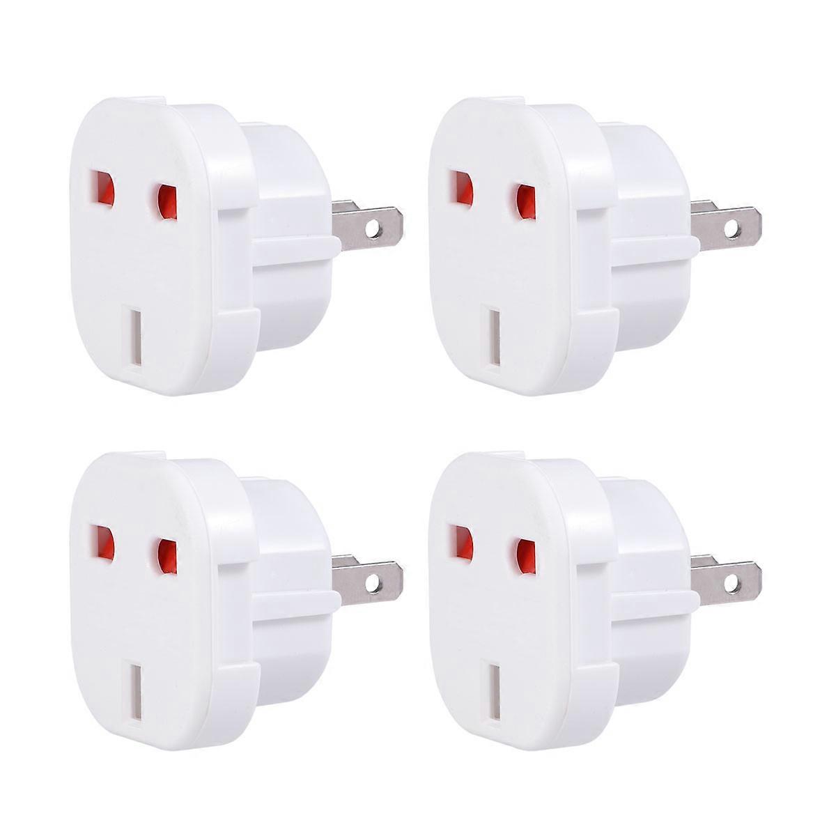 Stück Stecker Auf Au-us-stecker Konvertierungs-reisesteckdosen-adapter (weiß)-4pcs-white
