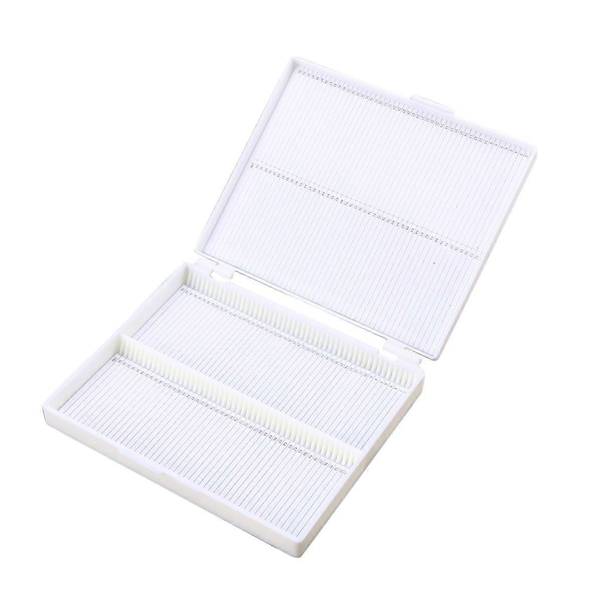 Objektträgerbox Für Mikroskope, Bio Slice Box, Biologische Pathologie, Kunststoff-scheibenkassette (weiß)-white