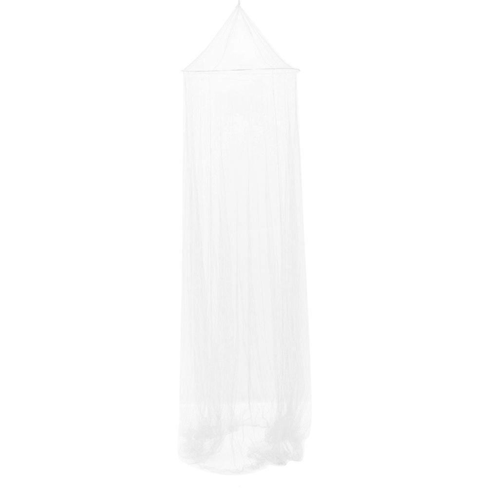 Spitzenbett-kegelvorhänge Kuppelbett-himmelbett-moskitonetz (weiß)-250.00x60.00x0.10cm-white