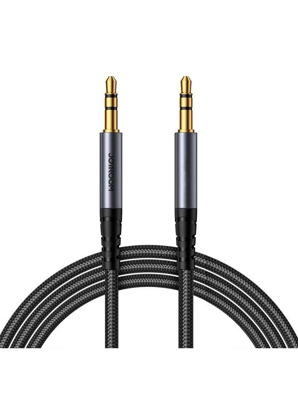 Joyroom stereo audio cable AUX 3.5 mm mini jack 1.2m black (SY-A08)