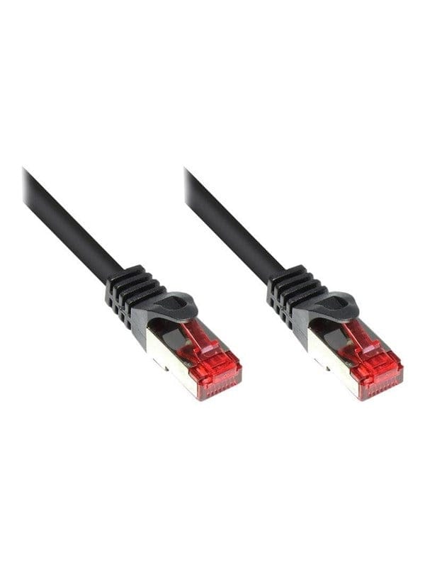 Alcasa electronik Good Connections RNS patch cable - 1 m - black - Schwarz - 1meter