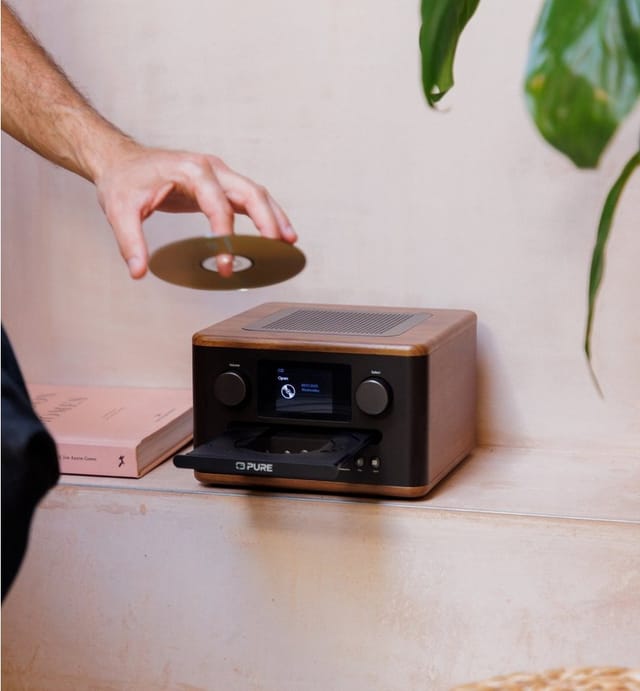 PURE Classic C-D4 - DAB+/FM - Mono - Braun