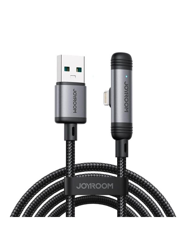 Joyroom S-A56 EnjoyX Series 90° USB-A - Lightning 3A cable 1.2m - black