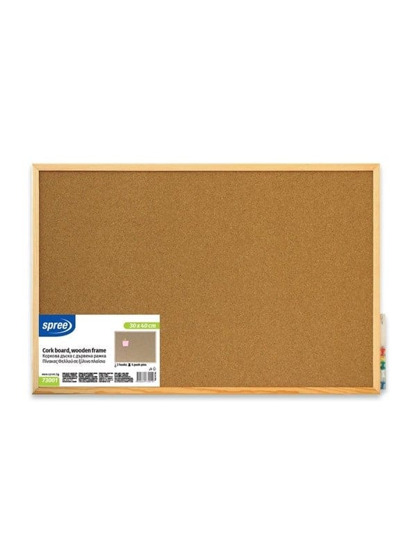 SPREE Notice board KORK 30*40cm.