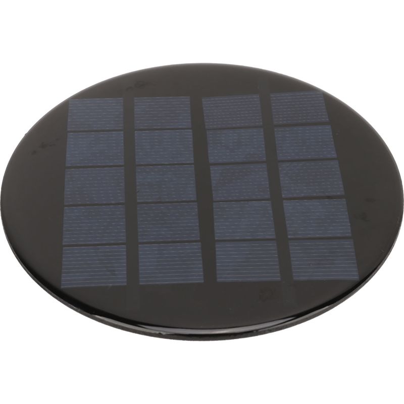 1,1 W 5 V Ø120 Mm Kreisförmiges Polykristallines Silizium-solarpanel Für 3,7-v-batterie