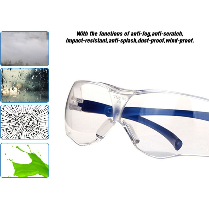 Schutzbrille 10434, Klares Polycarbonat, Beschlagfrei, Stoß- Und Uv-beständig, Leicht Und Komfortabel