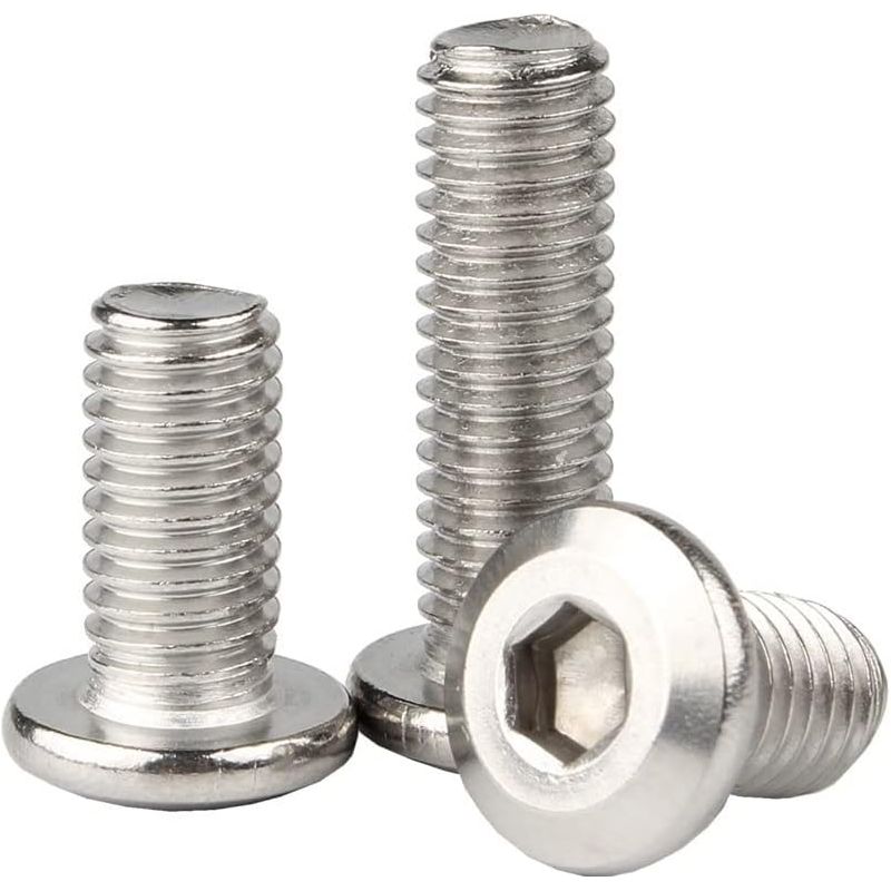 5/10 Stück M6-nietschrauben Mit Großem Flachkopf Und Sechskantkopf, Länge 6–90 Mm, Edelstahl 304.