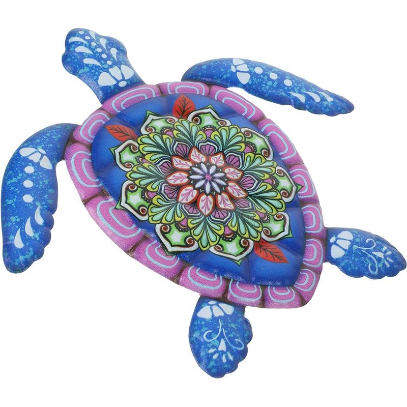 Hoowiffy Wanddekoration Aus Eisen, Schildkrötenfigur Aus Metall In Form Von