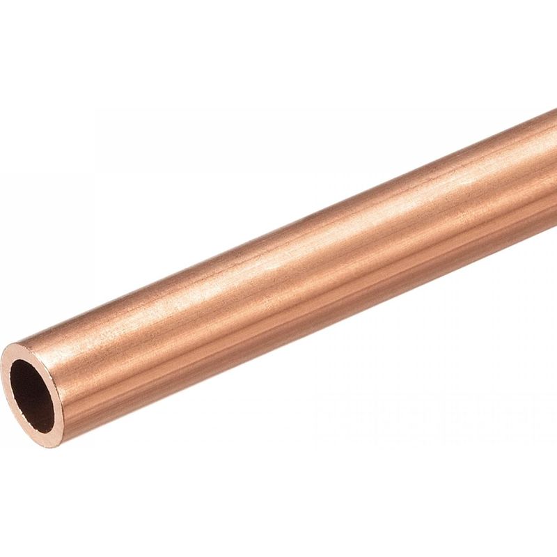 Lieferumfang: Kupferrohr, 200 Mm Lang, 8 Mm Außendurchmesser, Gerade, Ohne