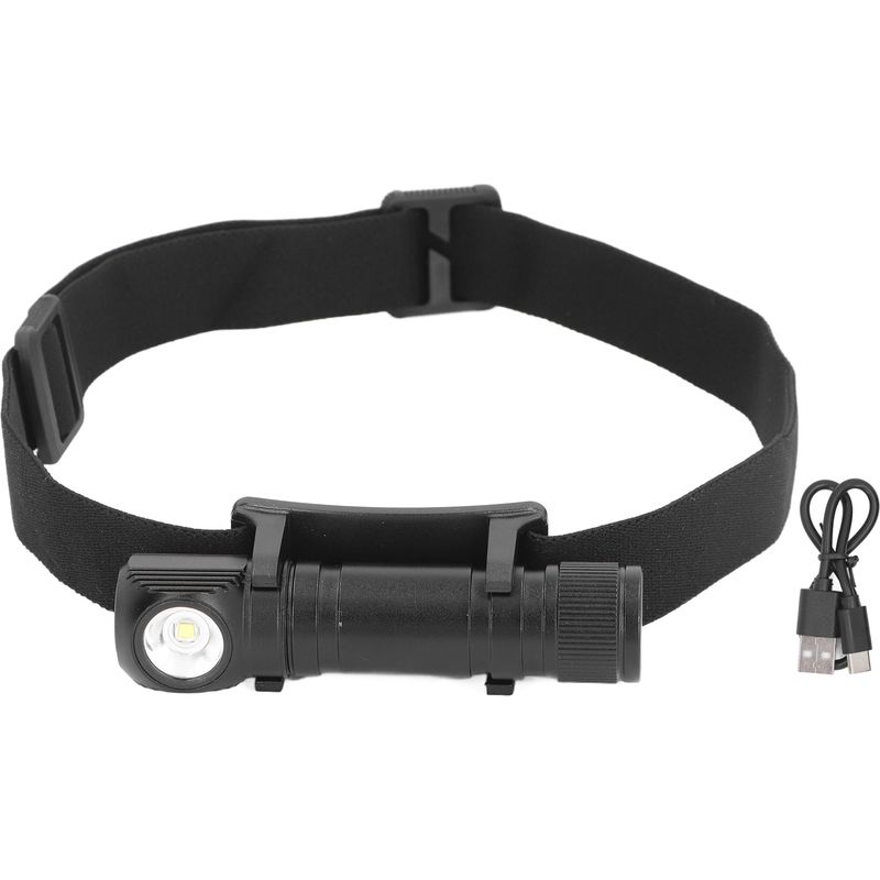 Wiederaufladbare 2-in-1-stirnlampe, 2000 Lm, 6 Modi, Ip65 Wasserdicht