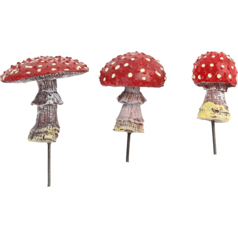 Dekorative Pilze Aus Phosphoreszierendem Harz Für