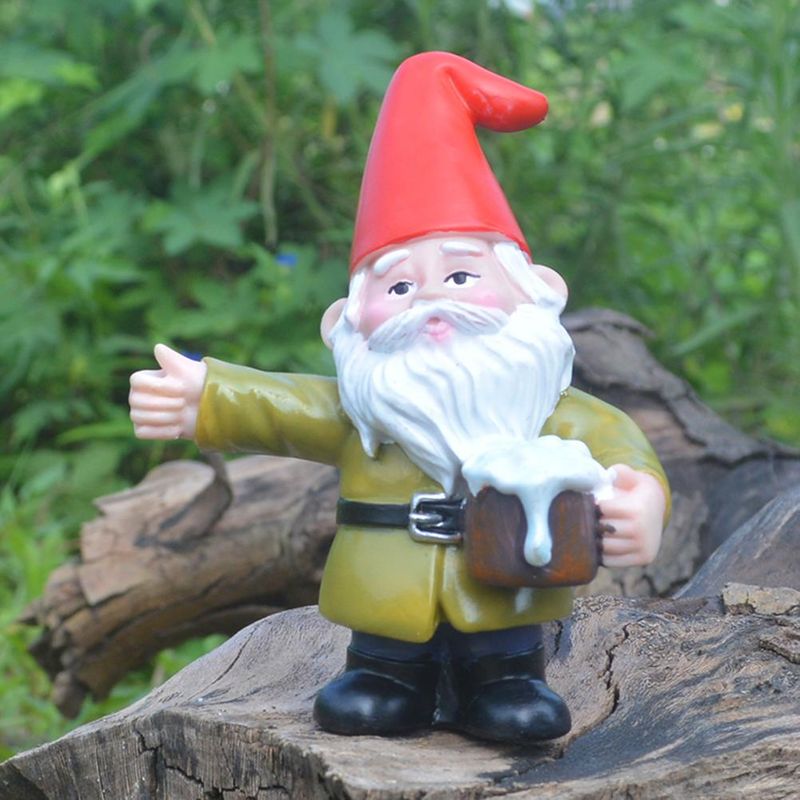 Bierzwerg-gartendekorationsstatue Aus Kunstharz