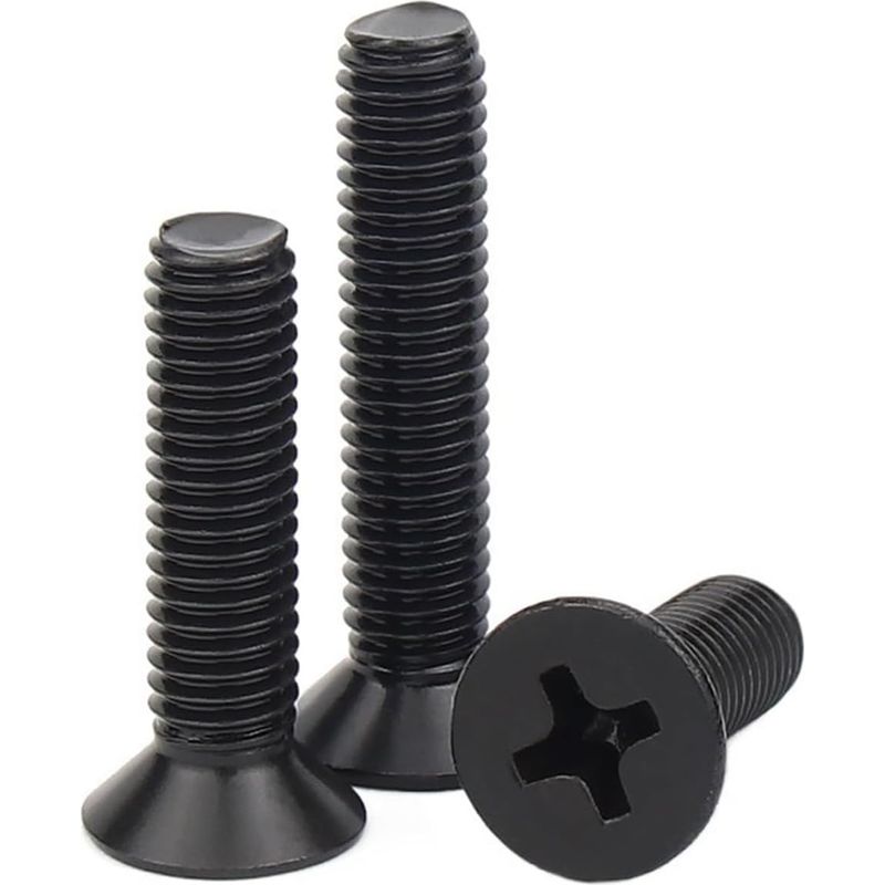 200 Kleine Schwarze Phillips-schrauben, M1.4 M1.6, Länge 2-16 Mm (4 Stück)