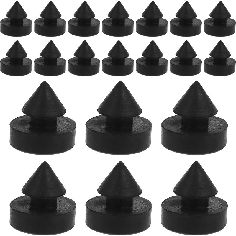 Packung Mit 20 Kleinen Türpuffern Aus Gummi