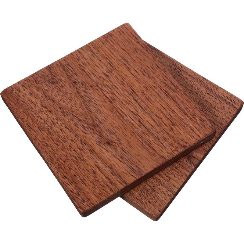 Inoomp Set Aus 2 Massiven Walnussholzplatten Für Holzschnitzprojekte, Mit Einzigartiger Maserung Und U