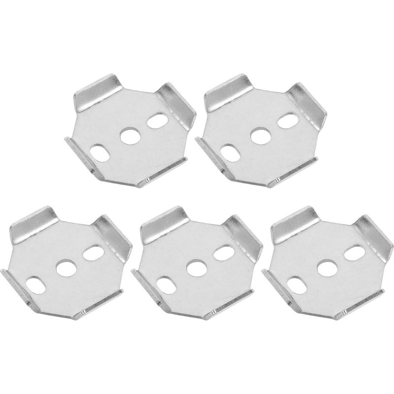 Inoomp Handtuchhalter-ersatzteile: 5 Befestigungsplatten Aus Edelstahl, 3 Cm Breit Und