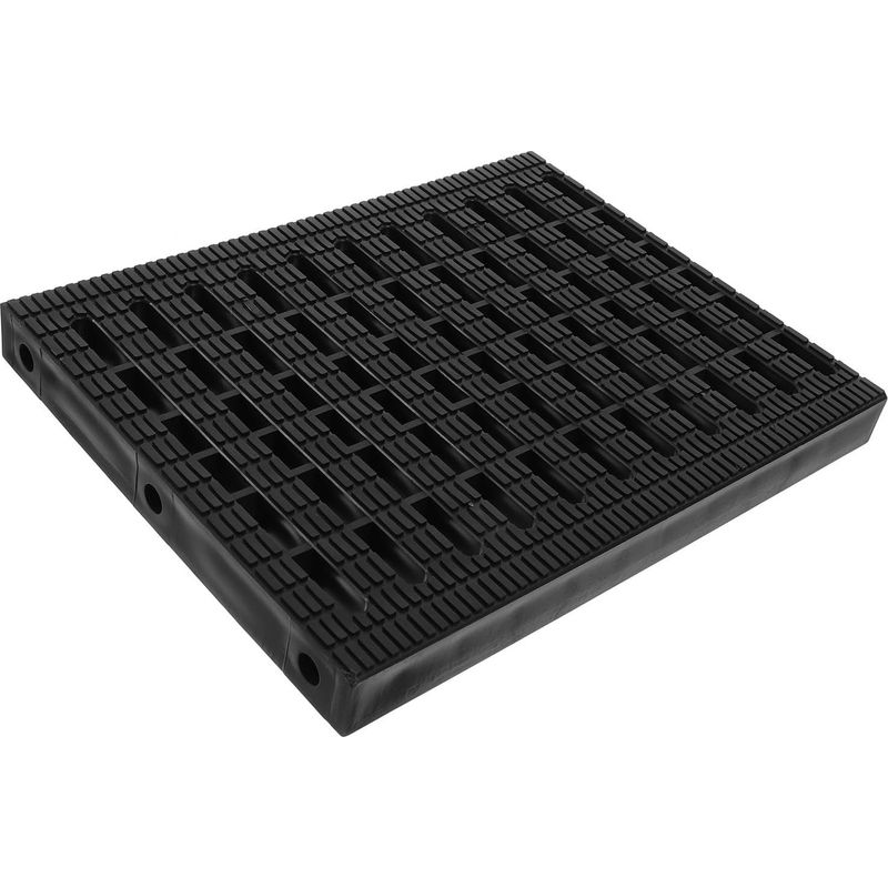 Healeved-entwässerungsgitter Aus Kunststoffpolymer, Schwarz, Rechteckig, Für Gehwege Und Straßen
