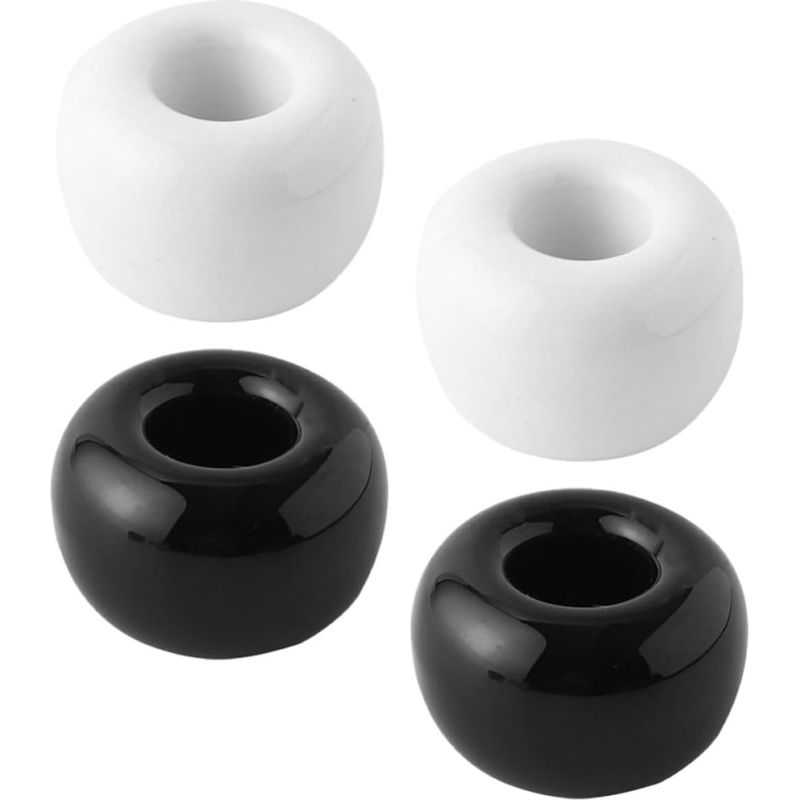 Keramischer Stiftehalter Und Zahnbürstenhalter, 4er-set, Einzeln Farbig