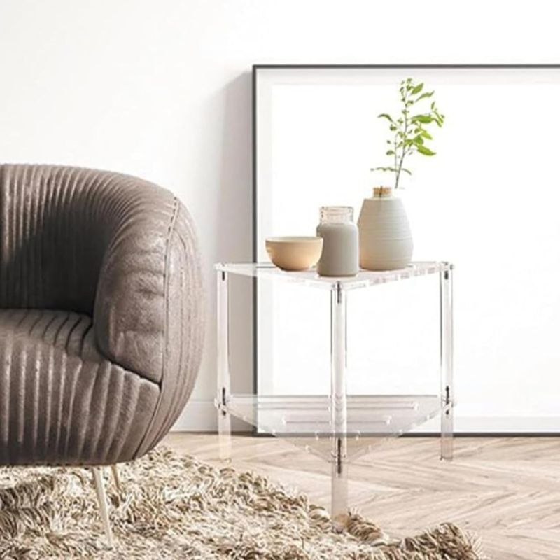 Rutschfester, Stabiler, Transparenter Badezimmerhocker Mit Doppellagiger, Transparenter Sitzfläche.