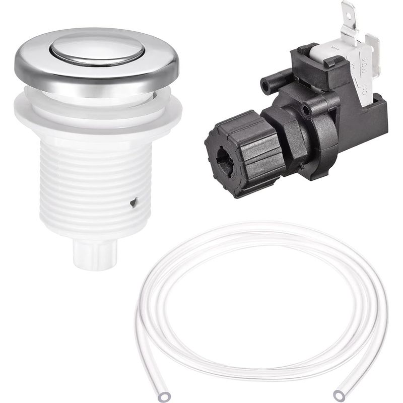 32-mm-pneumatik-steuerknopf Für Spülbecken Mit Luftschlauch Und Mikroschalter, Kompatibel