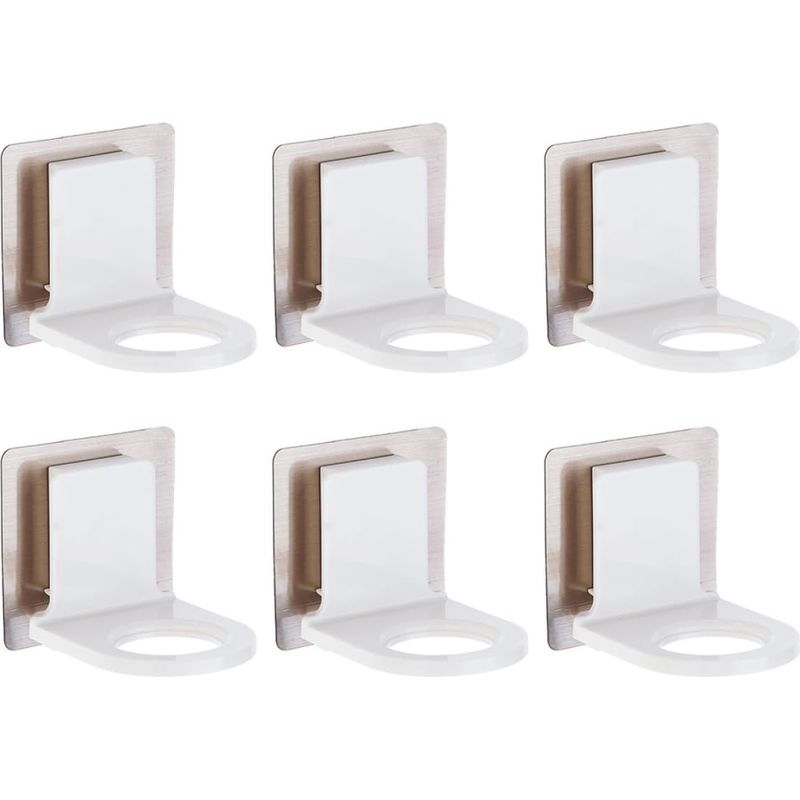 Set Mit 6 Selbstklebenden Badewannenhaken Aus Kunststoff