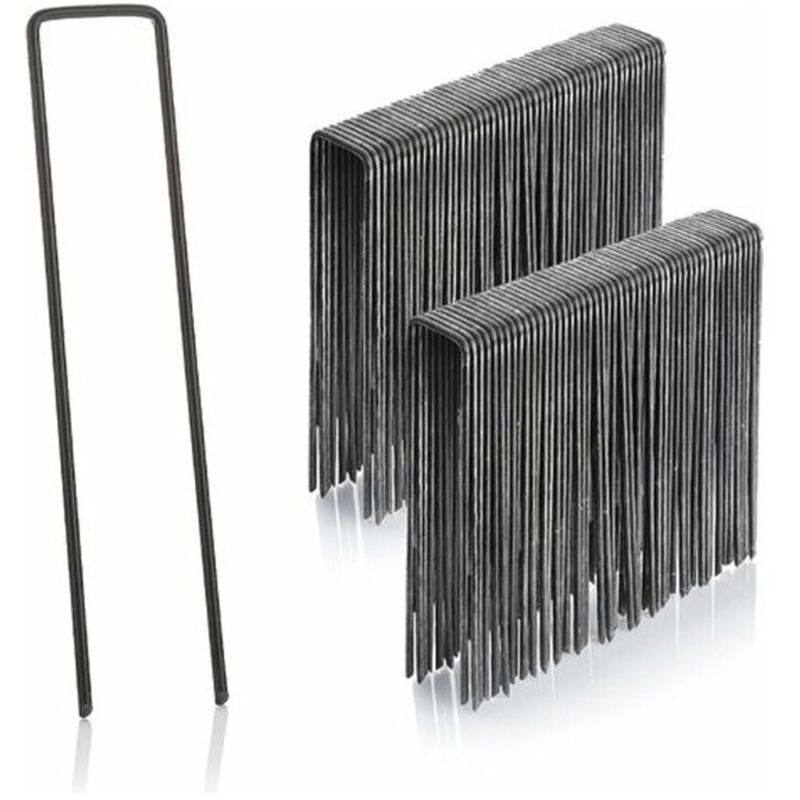 Packung Mit 100 Stahlbefestigungspfählen, 2,9 Mm Durchmesser, 150 Mm Länge, 25 Mm Breite