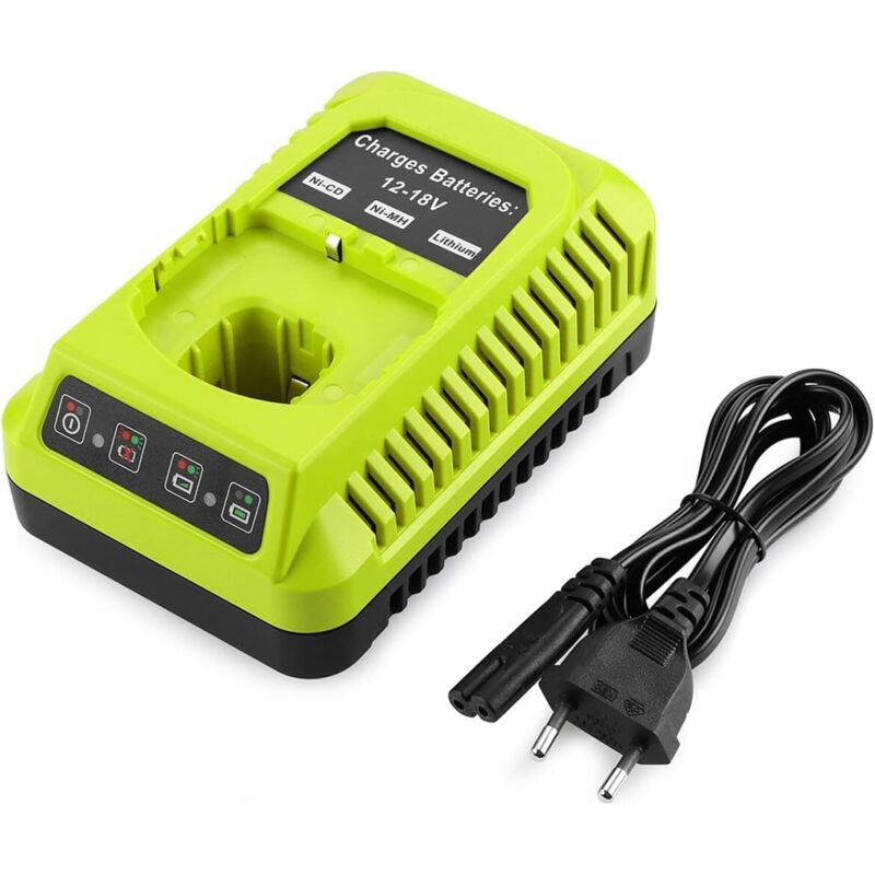 Ersatzladegerät Für Ryobi 12v-18v P117 Kompatibel Mit Ryobi 12v-18v One+ Lithium Nicad Nimh P102 P108 P189 P197 P103 P105 P107 P190 P191 Pbp002 Pbp002 5 (einzeln)