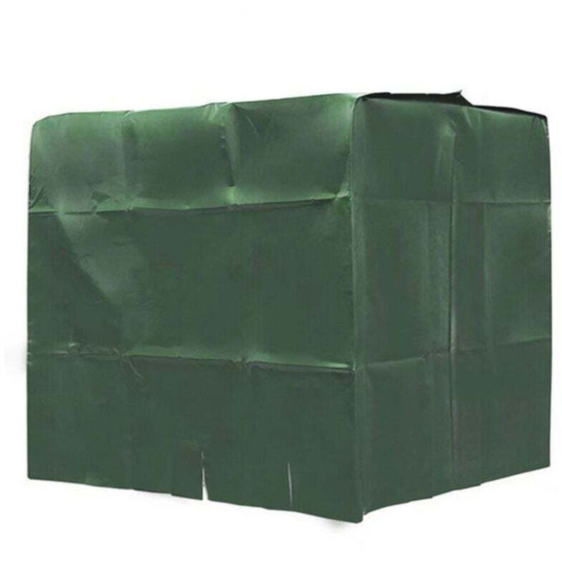 Schutzhülle Für 600-liter-ibc-container, 210d Oxford-gewebe, Staub- Und Wasserdicht, 120 X 80 X 100 Cm, Grün
