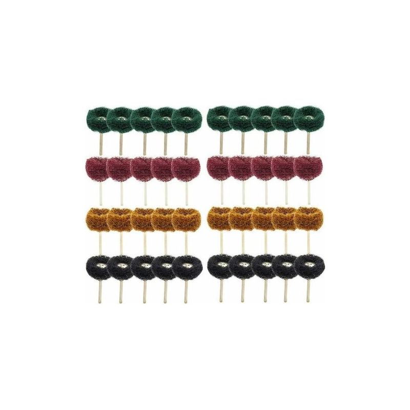 40 Stück 1" (25 Mm) Schleifscheiben Zum Polieren Für Dremel-rotationswerkzeuge