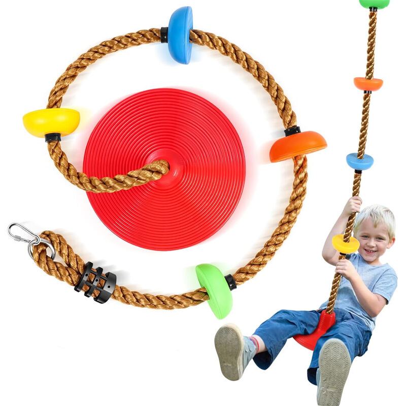 Kletterseil-baumschaukel Mit Plattform Und Schaukelsitz, Spielzubehör Für Draußen Für Kinder