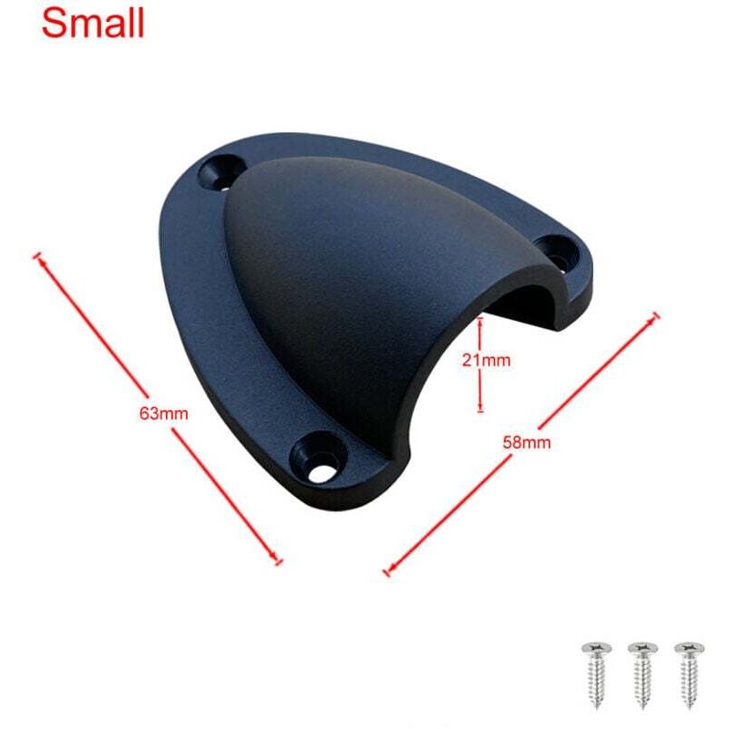 3-teilige Nylon-lüftungsabdeckung Für Bootskabelauslässe, Marinezubehör (schwarz, Größe S/l)