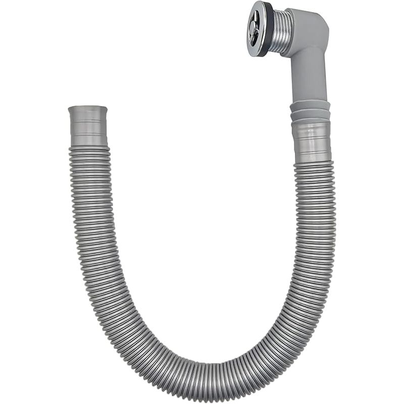 Überlaufset Für Keramik- Und Marmorspülen, Überlaufkopf Mit Schlauch, Runder Anschluss Mit 36 Mm Durchmesser, Für Öffnungen Von 30-32 Mm