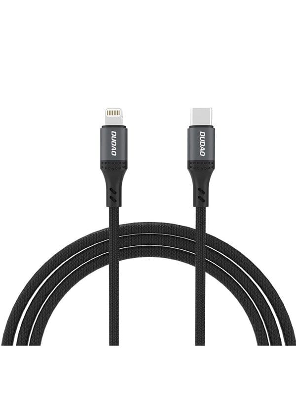 Dudao L3CL USB-C - Lightning 30W Braided Cable 1.2m - Black