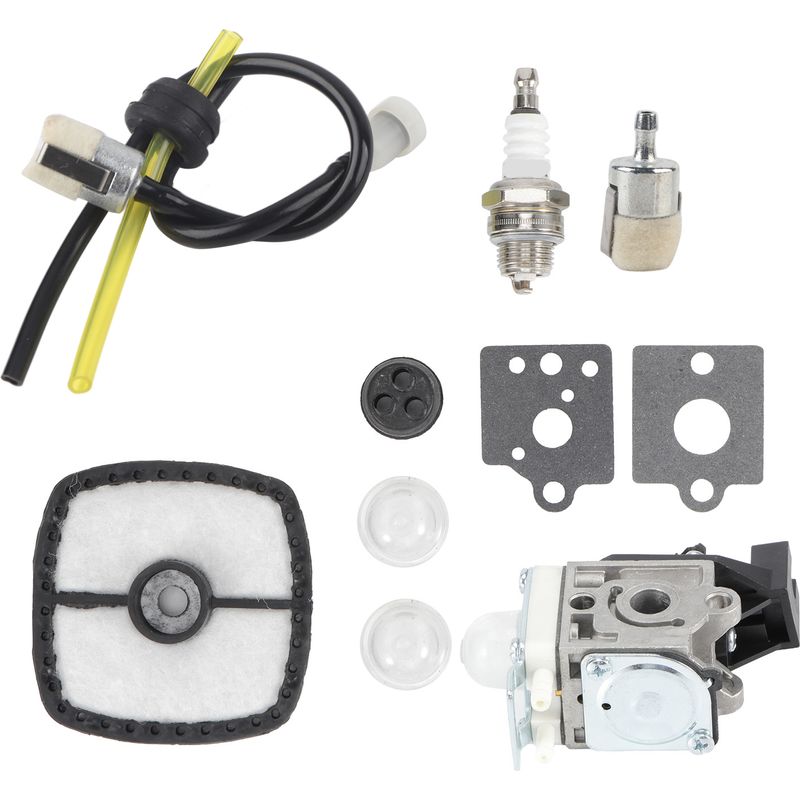 Ersatzvergaser-kit Für Echo Srm-225/pas-225/pe225 Freischneider – Kompatibel Mit Mehreren Modellen (komplettset, Aluminium/gummimaterialien, Einfache Installation)