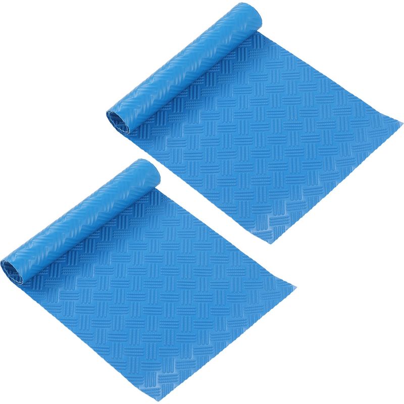 Rutschfeste Schutzmatte Für Schwimmbadtreppen – 2-teiliges Set Aus Gummi, 60 X 24 X 0,1 Cm