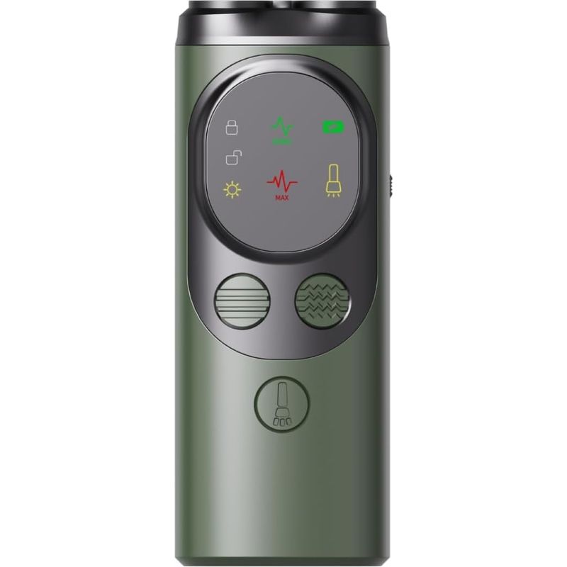 Ultraschall-bellabwehrgerät – Hundeabwehrgerät, Trainingshilfe „bark No More“, Led-taschenlampe Und Hd-bildschirm (antibellen – Grau P10)