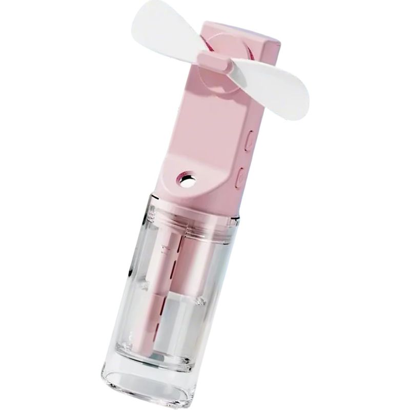 Tragbarer 4-stufiger Ventilator Für Reisen, Zuhause, Büro, Camping, Outdoor-aktivitäten, Nachfüllbarer Wasserzerstäuber, Kleiner Handventilator