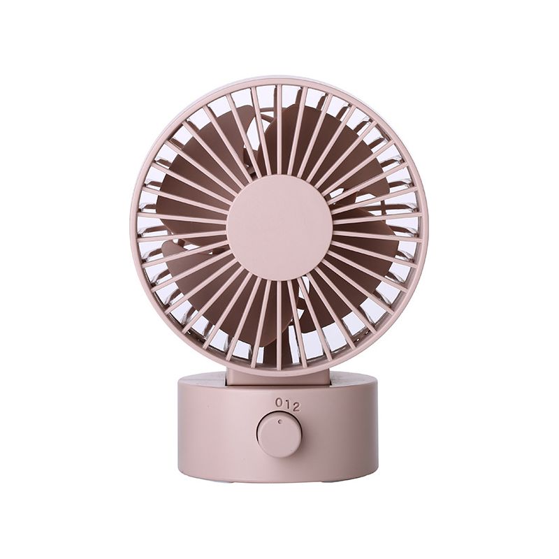 Osqi – Leiser Mini-usb-tischventilator – Doppelflügeldesign – Leistungsstarker Und Leiser Luftstrom – Verstellbarer Winkel Von 0° Bis 30° – Abmessungen: 102 X 79 X 138 Mm