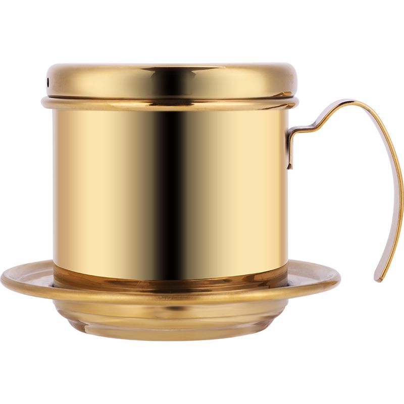 Vietnamesischer Filterkaffee - Manueller Edelstahl-infuser - Gold-version (1 Filter)