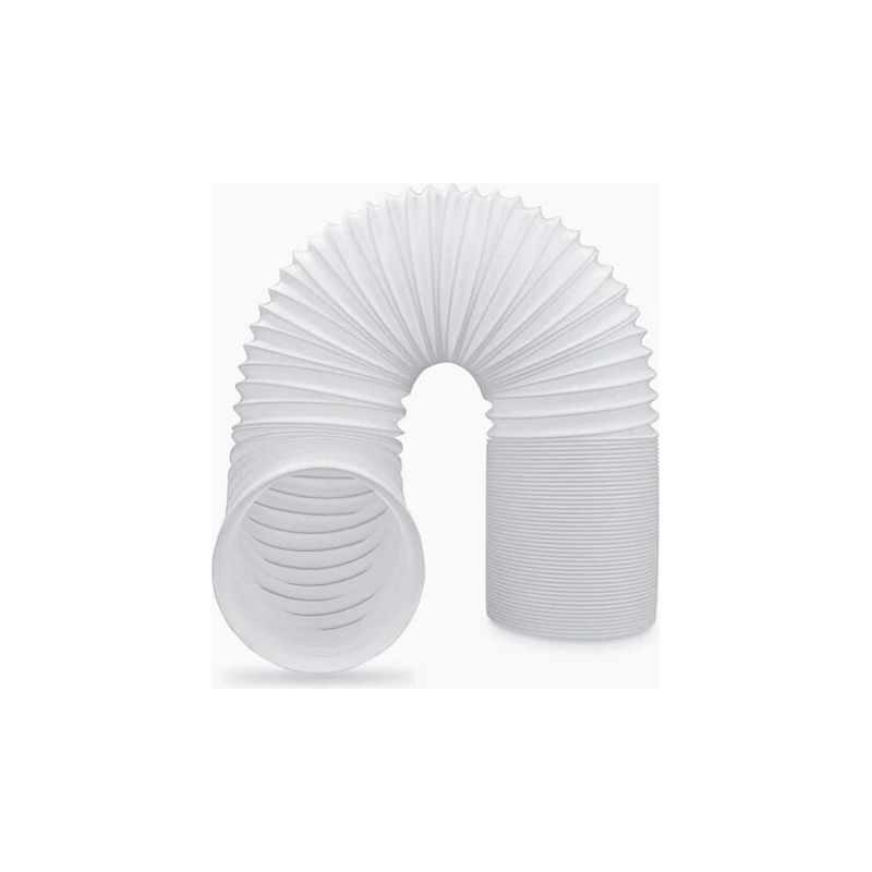130 Mm Tragbarer Klimaanlagenschlauch – Flexibles Pvc Mit Stahldrahtverstärkung – 1,5 M Länge Für Warmluftabführung – Kompatibel Mit Allen Modellen