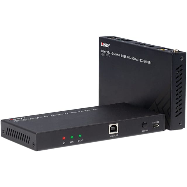 Lindy - transmitter and receiver - video/audio/infrared/serial extender - HDMI HDBaseT