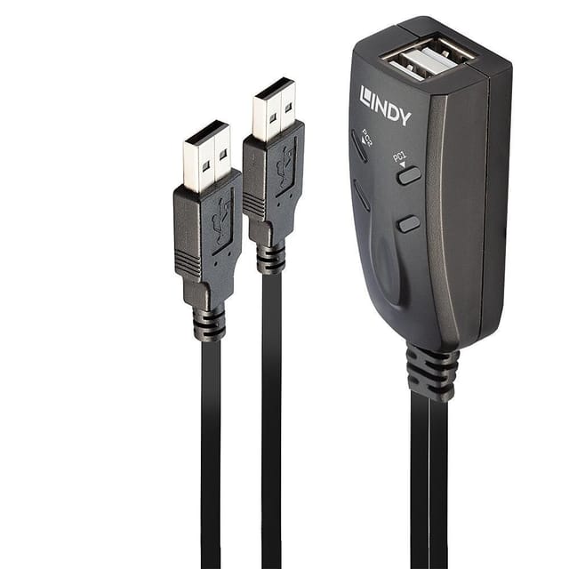 Lindy 2 Port USB KM Switch - keyboard/mouse switch - 2 ports