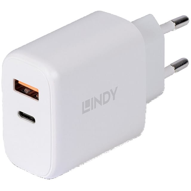 Lindy power adapter - 4 pin USB Type A / 24 pin USB-C - 30 Watt