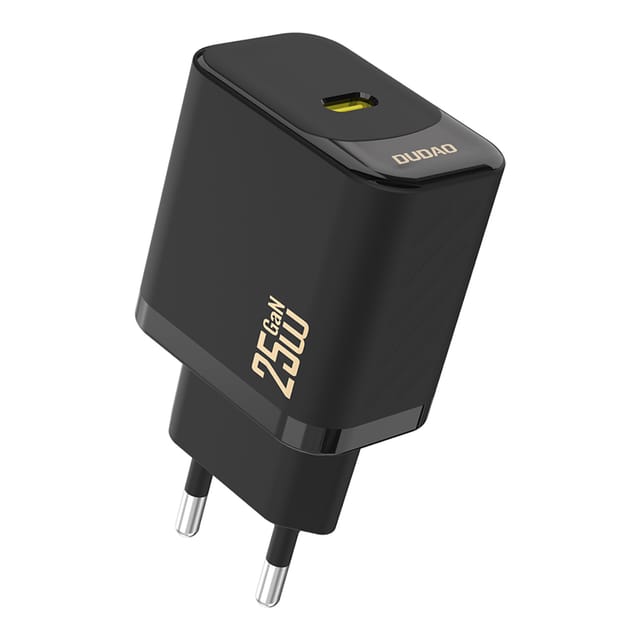 Dudao A27 25W GaN USB-C Wall Charger - Black