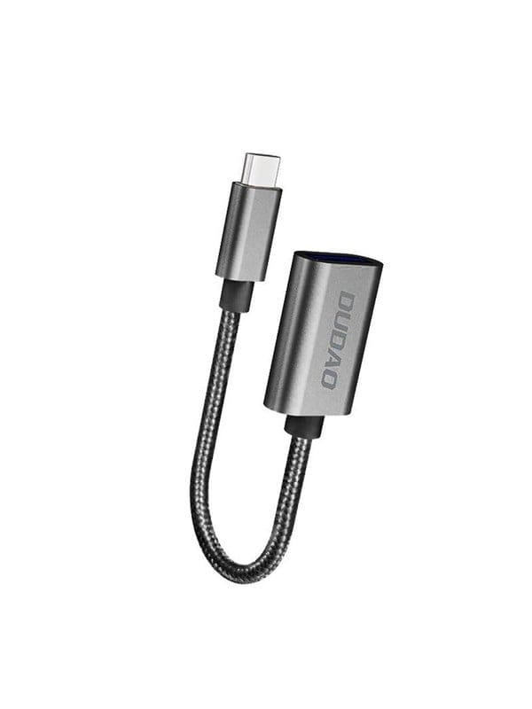 Dudao L15T OTG Adapter USB-C - USB-A - Gray