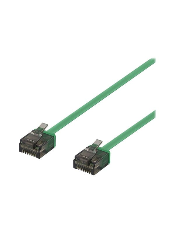 Deltaco patch cable - 1 m - green - Grün - 1meter