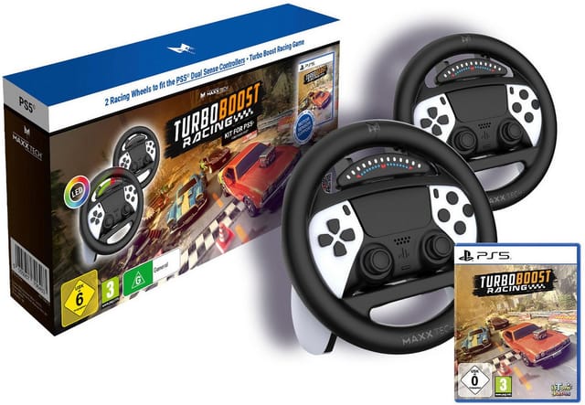 MAXX TECH Turbo Boost Racing Kit - Wireless Wheel - Sony PlayStation 5