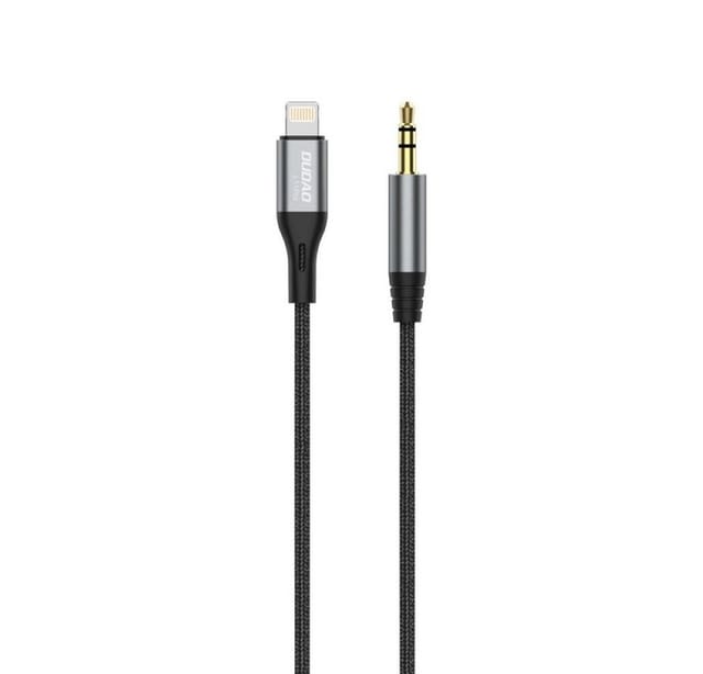 Dudao audio cable Lightning - mini jack 3.5mm 1m gray (L11PRO)